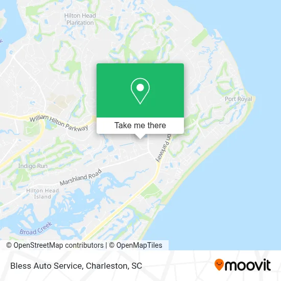 Bless Auto Service map