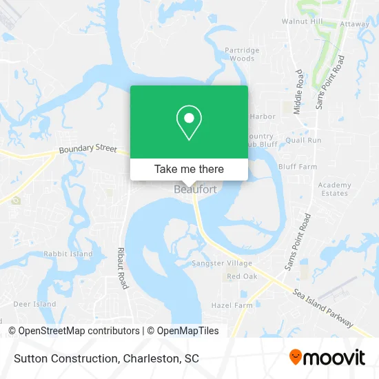 Sutton Construction map