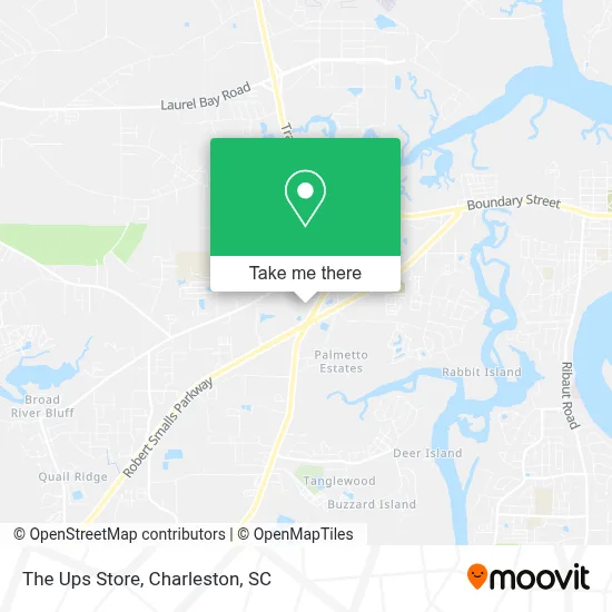 The Ups Store map
