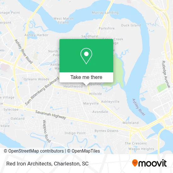 Red Iron Architects map