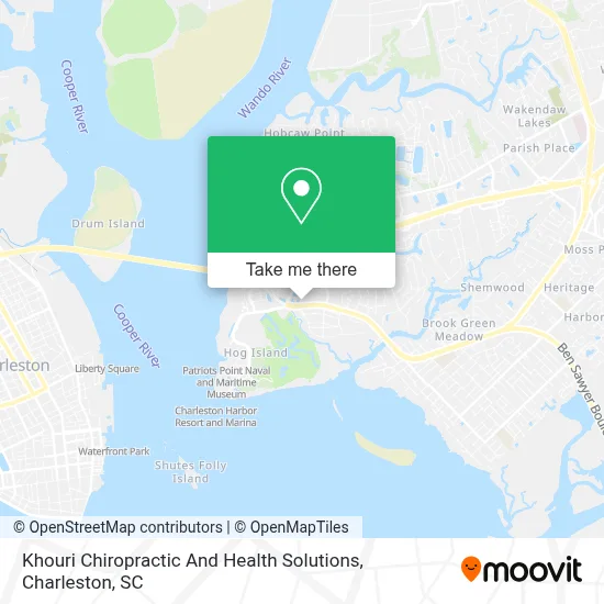 Khouri Chiropractic And Health Solutions map