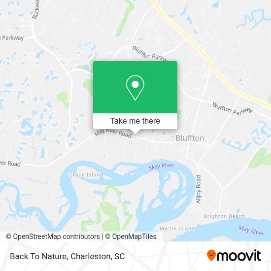 Back To Nature map