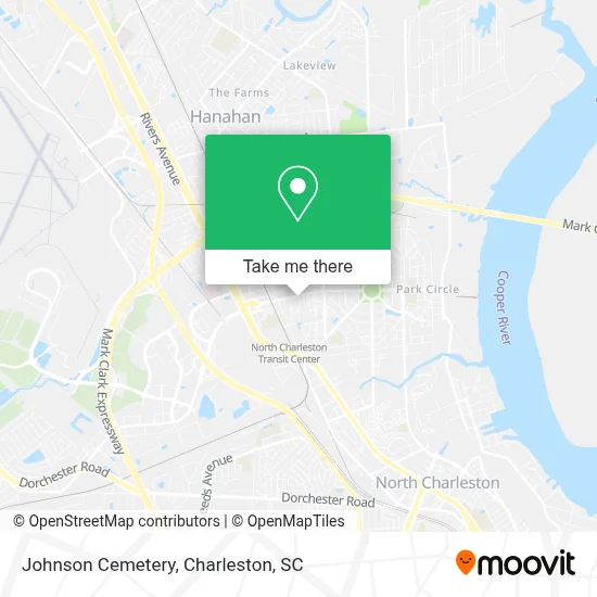 Johnson Cemetery map
