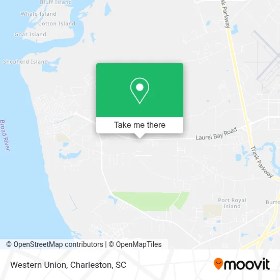 Western Union map