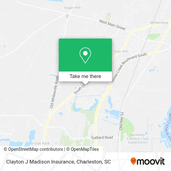 Clayton J Madison Insurance map