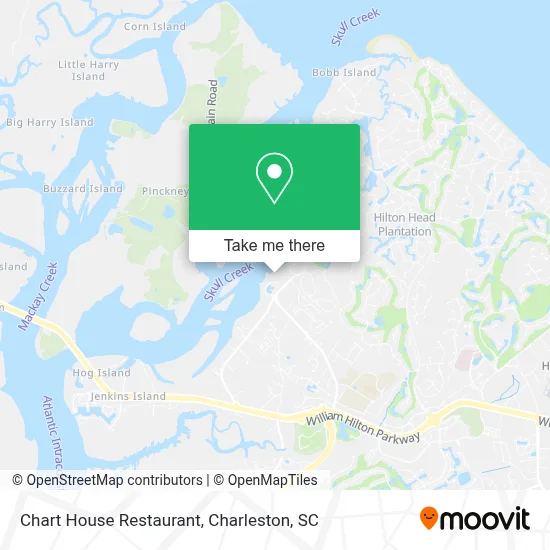 Chart House Restaurant map
