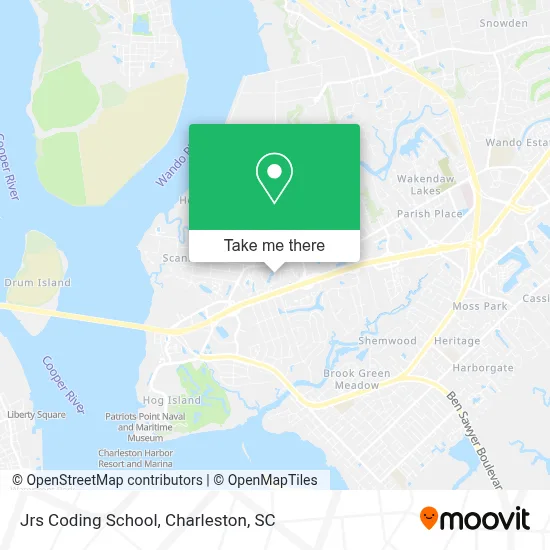 Jrs Coding School map