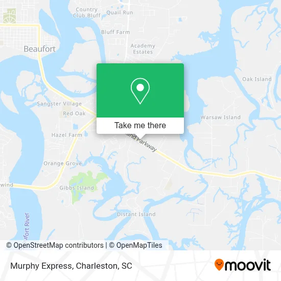 Murphy Express map