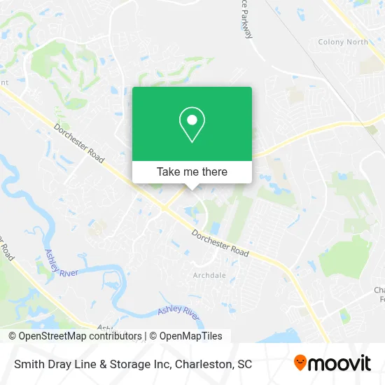 Smith Dray Line & Storage Inc map