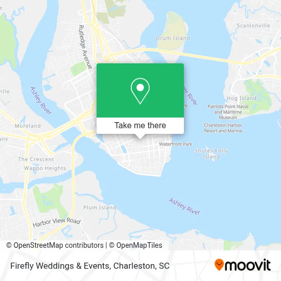 Firefly Weddings & Events map