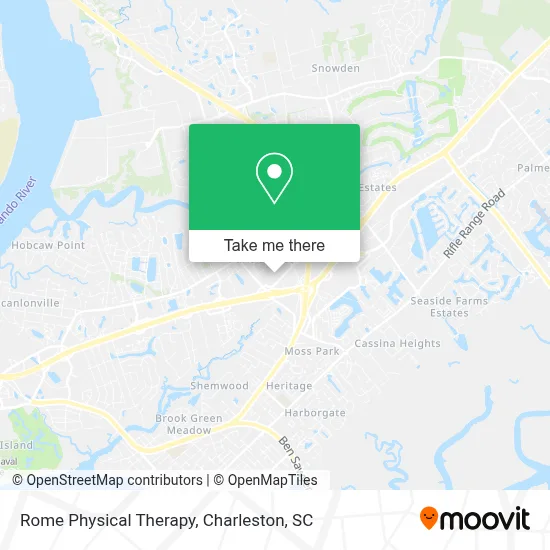 Rome Physical Therapy map