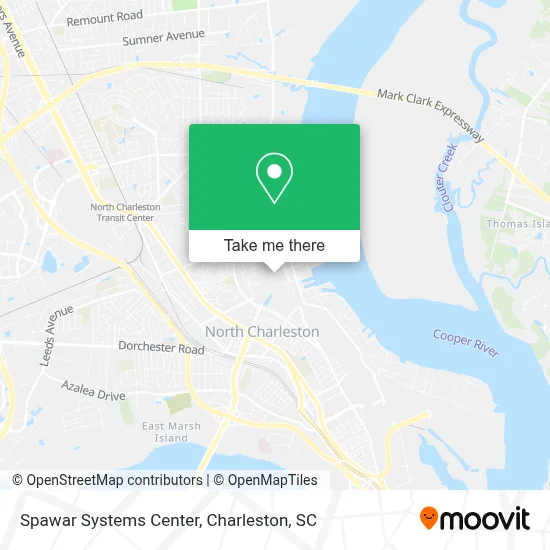 Spawar Systems Center map