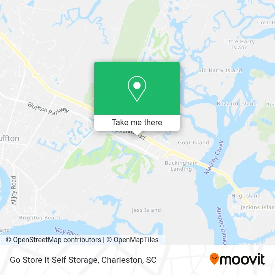 Go Store It Self Storage map