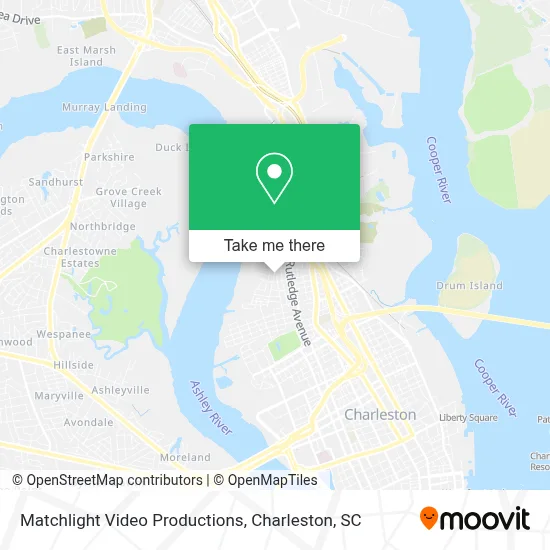 Matchlight Video Productions map