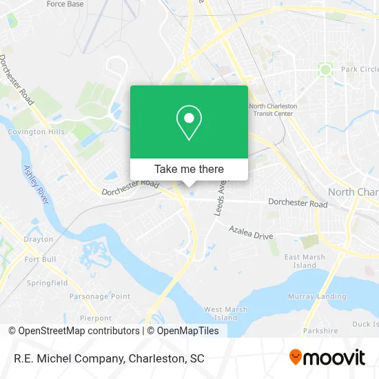 R.E. Michel Company map