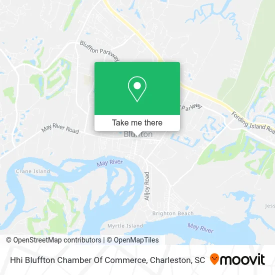 Hhi Bluffton Chamber Of Commerce map