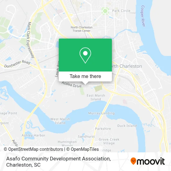 Asafo Community Development Association map