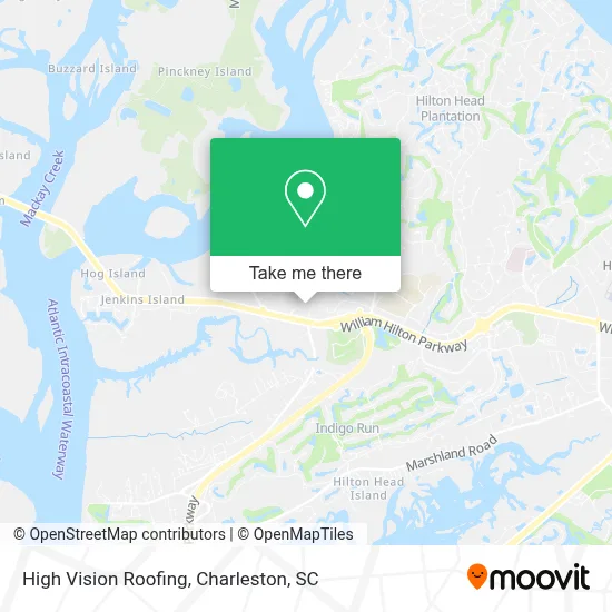 High Vision Roofing map