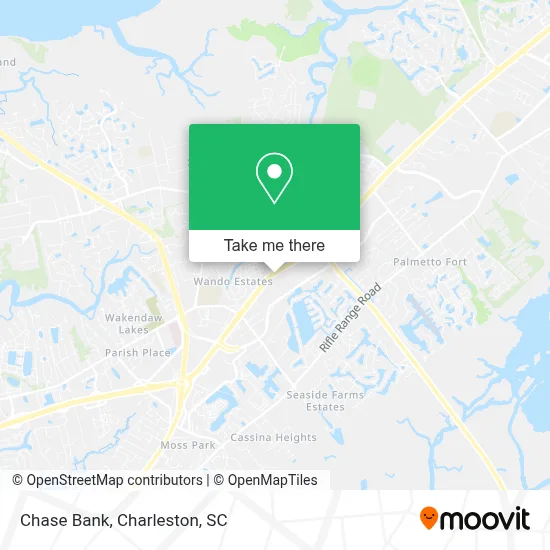 Chase Bank map