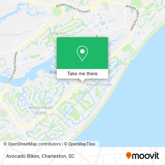 Avocado Bikes map