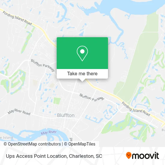 Ups Access Point Location map
