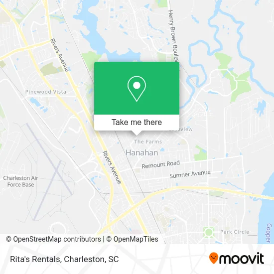 Rita's Rentals map
