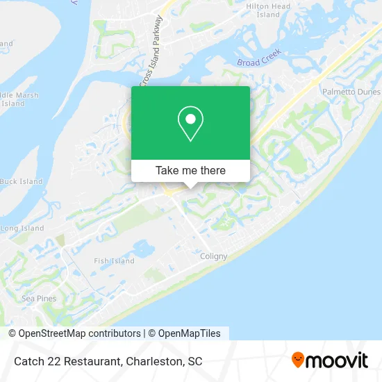 Catch 22 Restaurant map