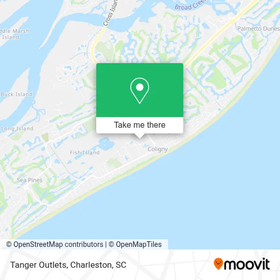 Tanger Outlets map