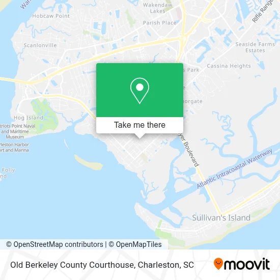 Old Berkeley County Courthouse map