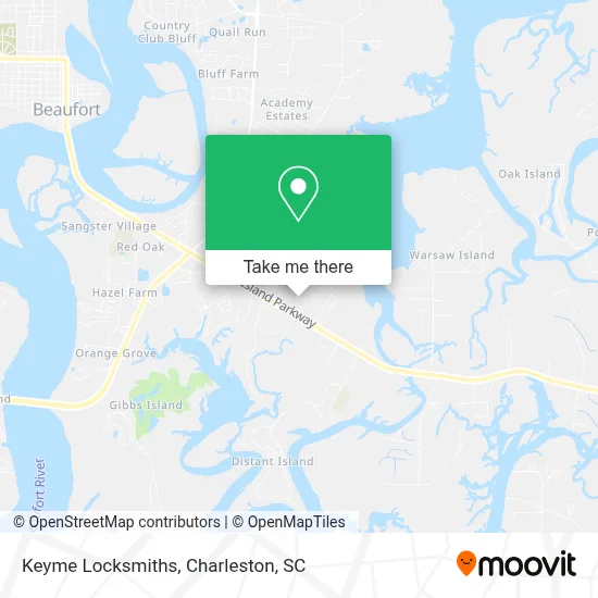 Keyme Locksmiths map