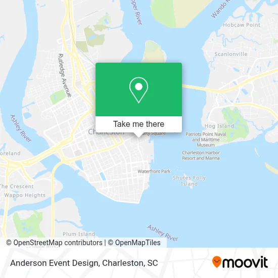 Anderson Event Design map