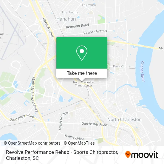 Revolve Performance Rehab - Sports Chiropractor map