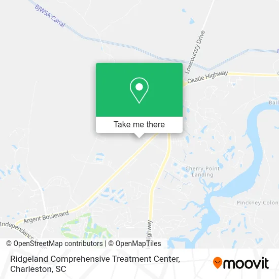 Ridgeland Comprehensive Treatment Center map