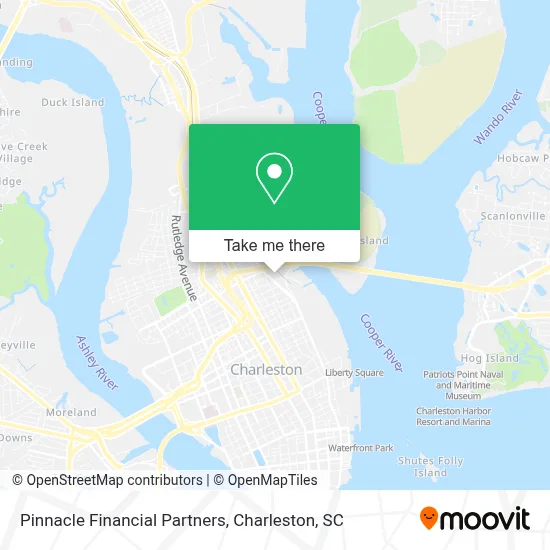 Pinnacle Financial Partners map