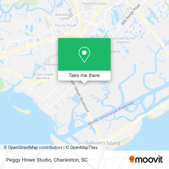 Peggy Howe Studio map