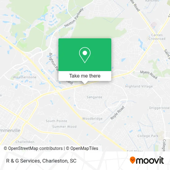 R & G Services map