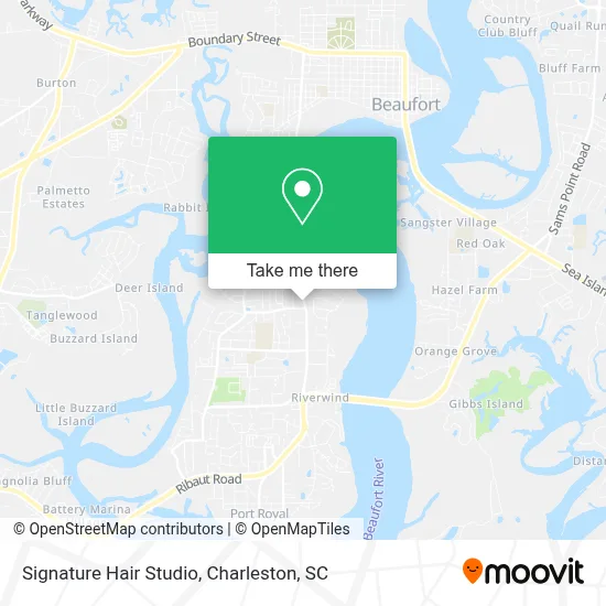 Signature Hair Studio map