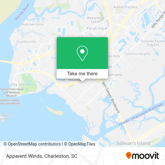 Apparent Winds map