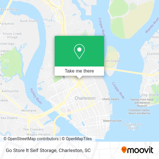 Go Store It Self Storage map