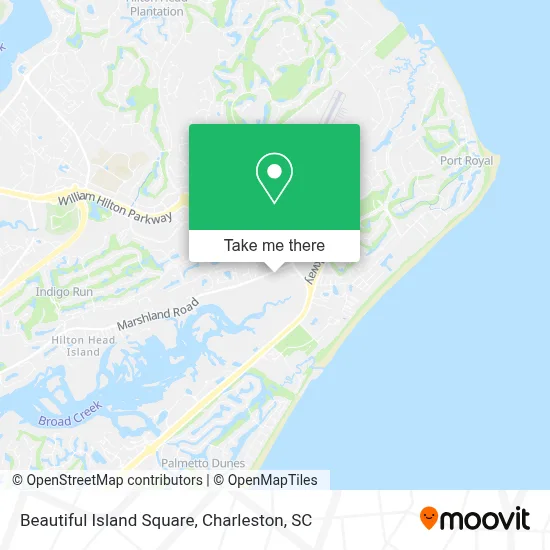Beautiful Island Square map