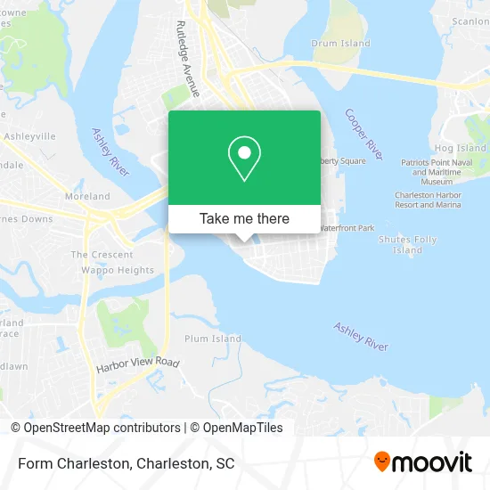 Form Charleston map