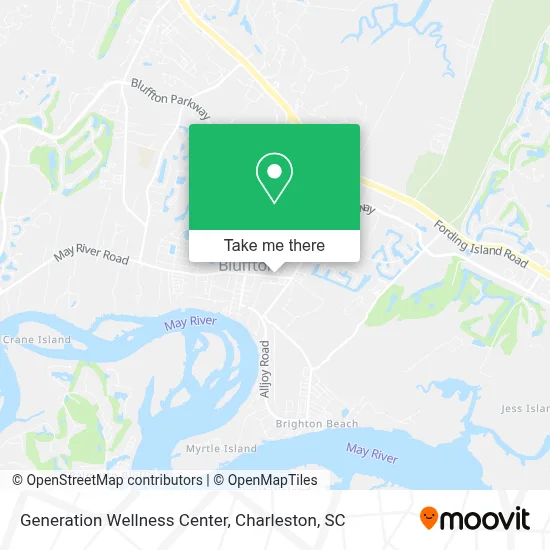 Generation Wellness Center map