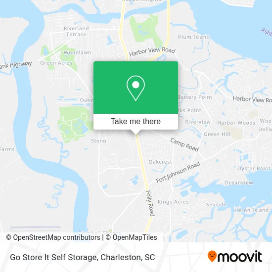 Go Store It Self Storage map