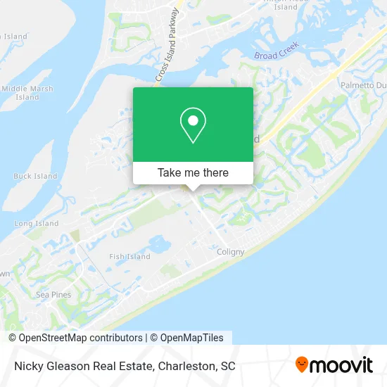 Nicky Gleason Real Estate map