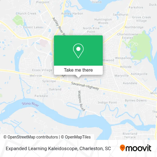 Expanded Learning Kaleidoscope map