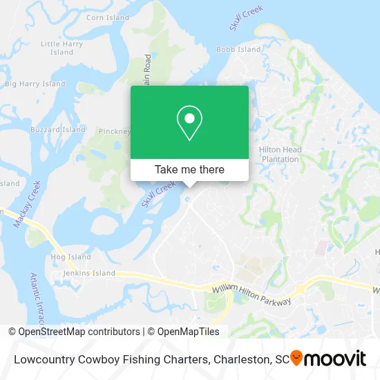 Lowcountry Cowboy Fishing Charters map