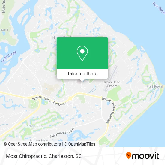 Most Chiropractic map