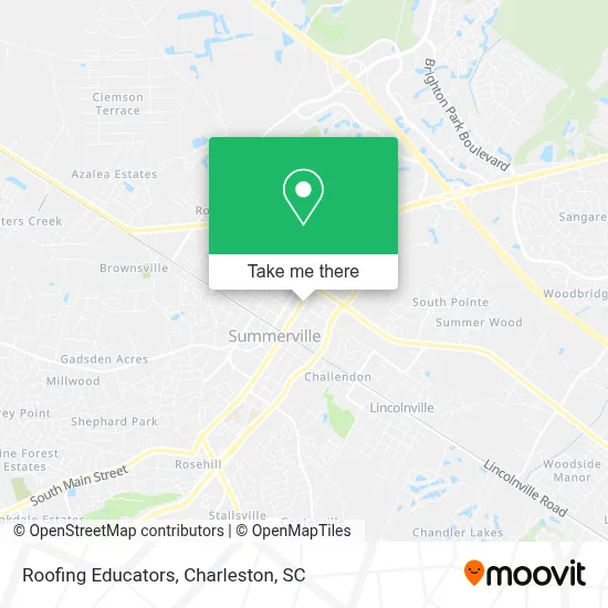 Roofing Educators map