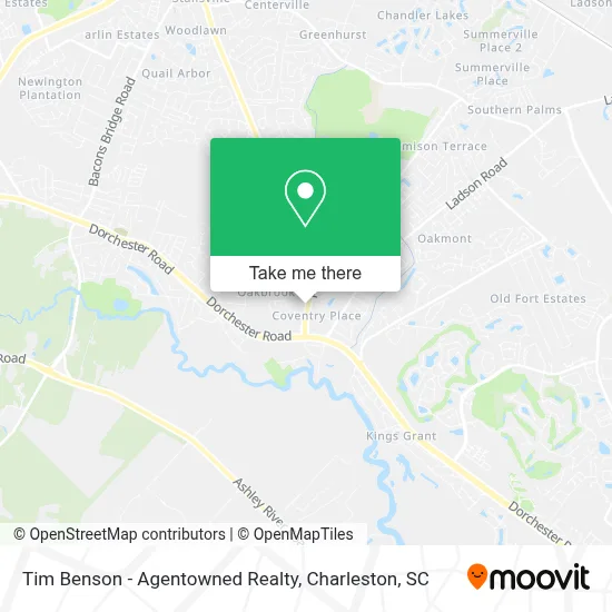Tim Benson - Agentowned Realty map