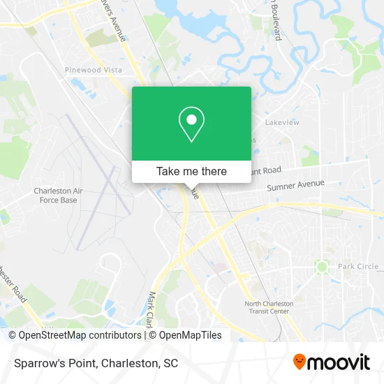 Sparrow's Point map